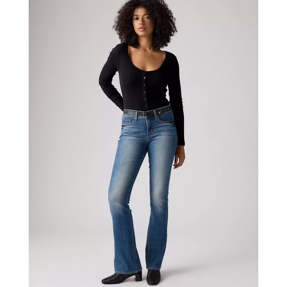 NEW Levis 315 Shaping‎ Bootcut Denim Jeans Womens 30x30 Los Dos Medium Wash